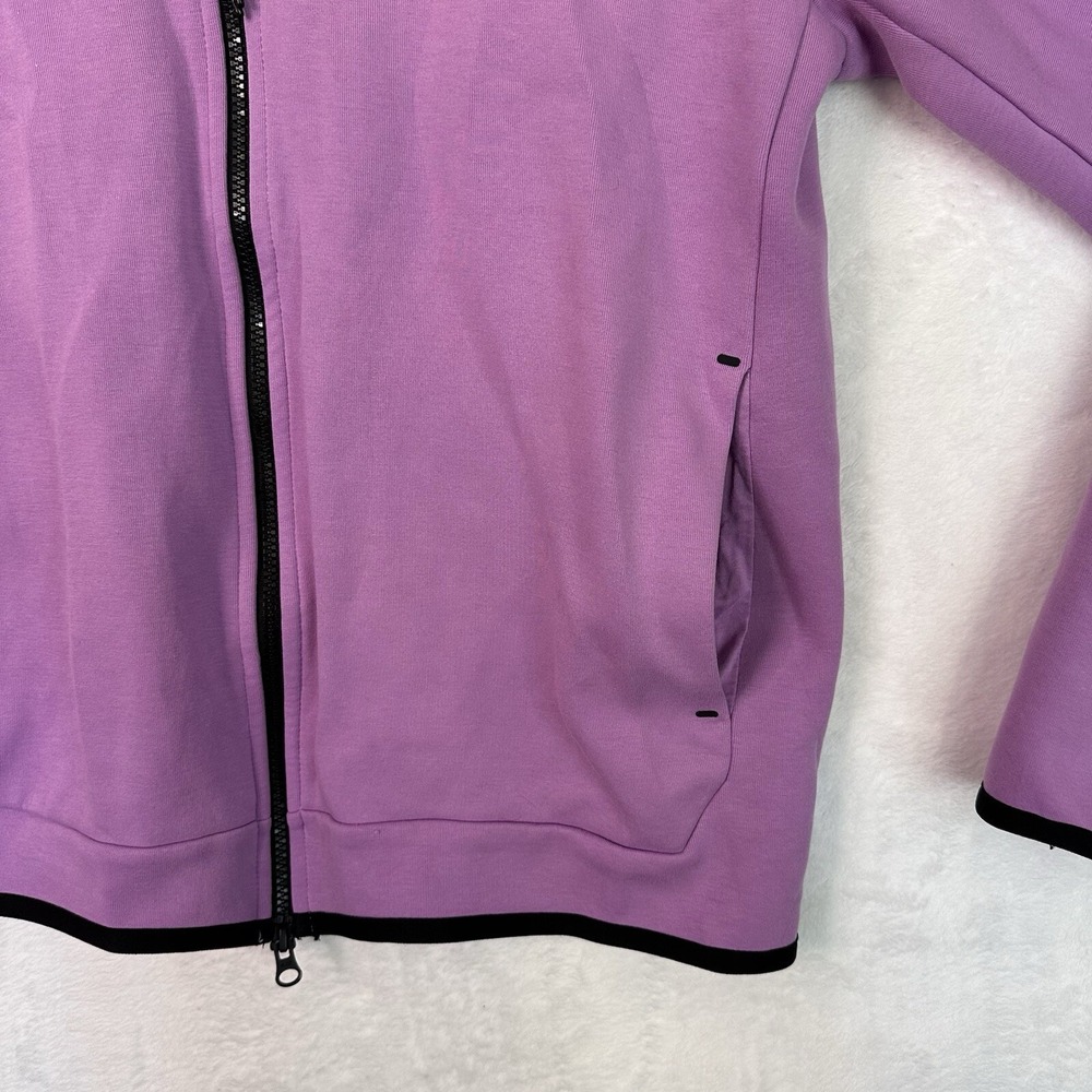 Nike Therma Fit Full Zip Fleece Jacket Mens Large Warm Up Running Lavender EUC - Picture 10 of 16
